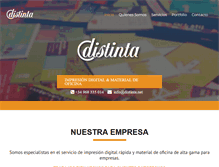 Tablet Screenshot of distinta.net